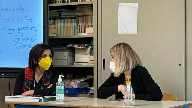 In classe l’assessore all’ambiente Sara Pescaglini e per Coldiretti Veronica Ranfagni