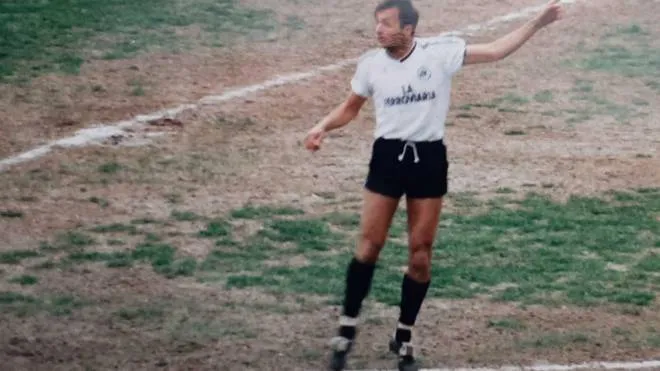 L’allenatore del Napoli Luciano Spalletti all’epoca in cui indossava, meritatamente, la maglia bianca dello Spezia Calcio
