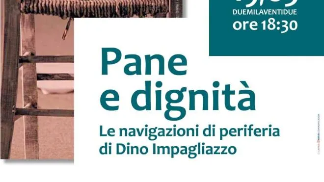 La locandina della presentazione di 'Pane e dignità' a Firenze