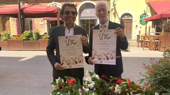L’assessore al turismo Paolo Pesciatini (a destra), e il consigliere Gino Mannocci