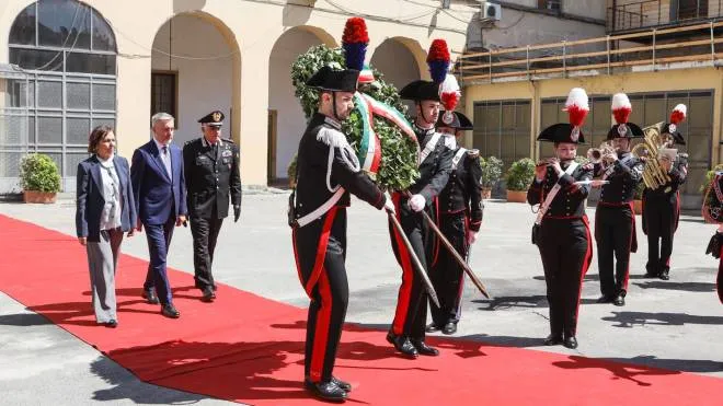 PRESSPHOTO Firenze, cerimonia per il reinsediamento dei carabinieri nella caserma Mameli di piazza della Stazione
 Giuseppe Cabras/New Press Photo