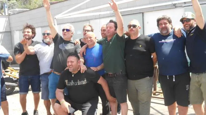I proprietari dei pescherecci dell’Adriatico presenti ieri all’Argentario