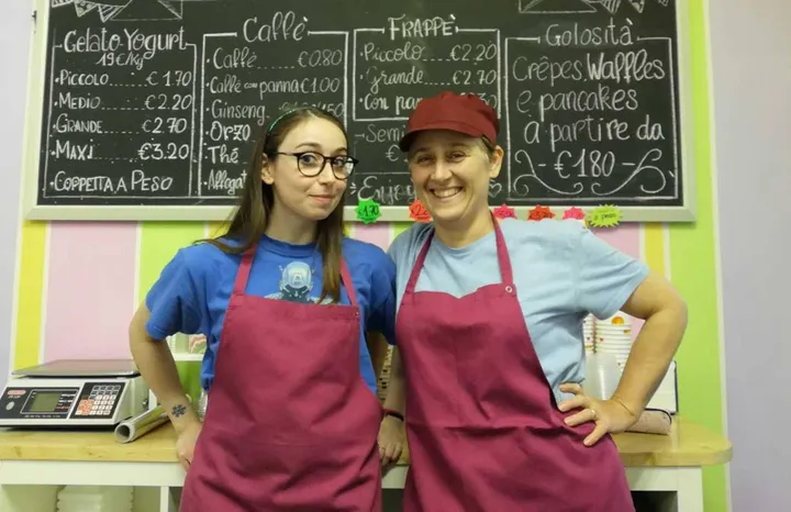 Sonia Migliore lavora con sua figlia Marta: insieme hanno coltivato la passione per il buon gelato