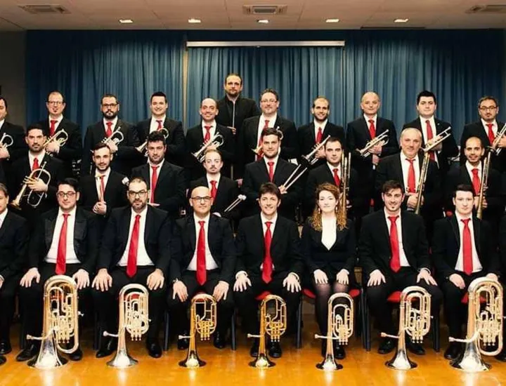 Alcuni componenti dell’Italian Brass Band