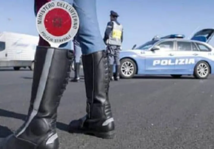 Polizia stradale di Grosseto al lavoro