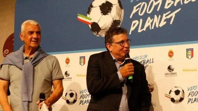 Evaristo Beccalossi ed Eraldo Pecci. , ospiti del VFP 2022