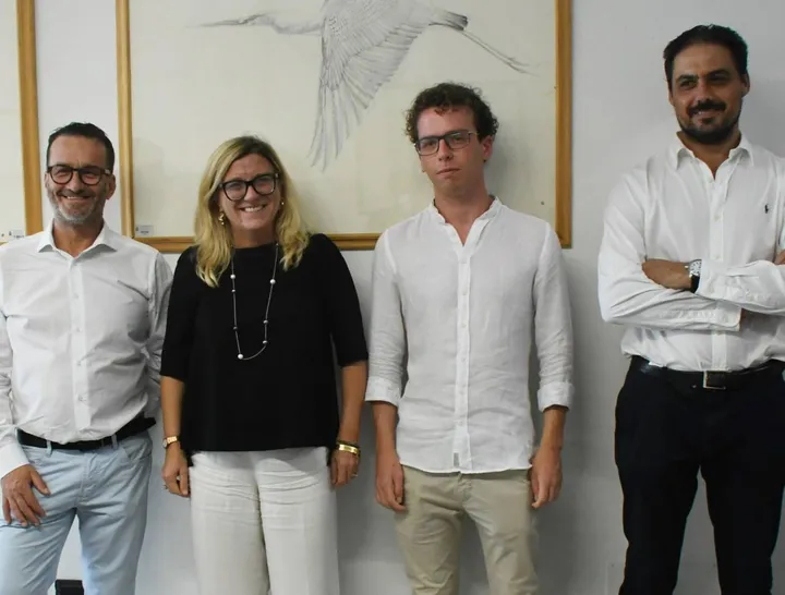 Roberto Checchi, Serena Arrighi, Davide Diamanti e Cristiano Corsini, le. tre nuove leve dello staff della sindaca