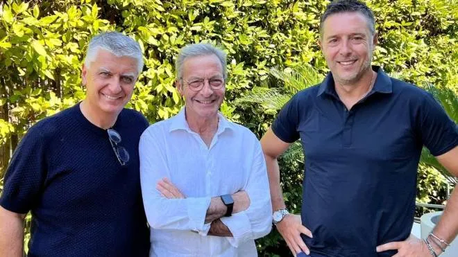 Mario Lolini, commissario della Lega, Massimo Mallegni, coordinatore di Forza Italia e Fabrizio Rossi coordinatore di Fratelli d’Italia