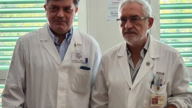 Maurizio Pieroni e Leonardo Bolognese, gli specialisti della Cardiologia di Arezzo