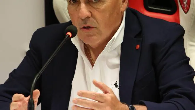 L’allenatore del Grifo Fabrizio Castori