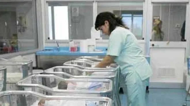 Alcuni neonati all’ospedale