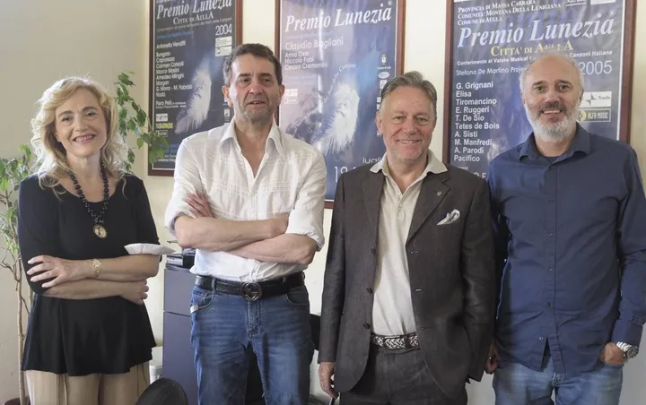 Loredana Danghera, Stefano De Martino, il sindaco Valettini e Diego Calvetti