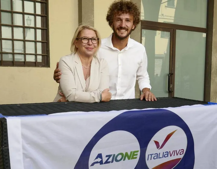 Barbara Masini ed Edoardo Fanucci candidati del Terzo polo, composto da Azione e Italia Viva (Attalmi)