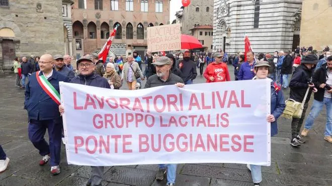 La recente manifestazione, svoltasi a Pistoia, dei dipendenti dello stabilimento di Alival a Ponte Buggianese