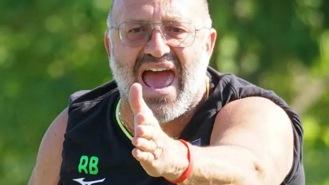 Roberto Malotti, 60 anni, alla terza stagione al Montevarchi