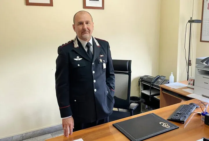 Il nuovo comandante della Compagnia di Castelnuovo, capitano Biagio Oddo (Foto Borghesi)