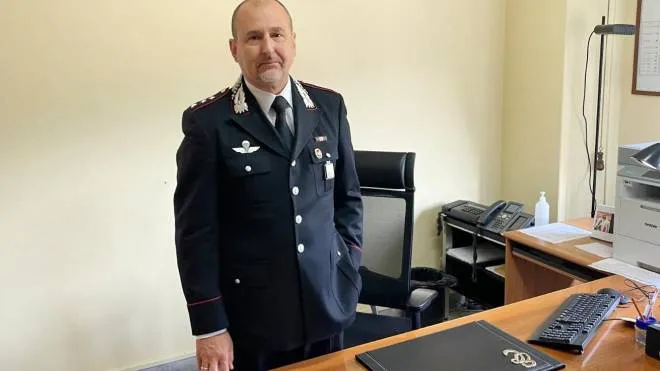 Il nuovo comandante della Compagnia di Castelnuovo, capitano Biagio Oddo (Foto Borghesi)