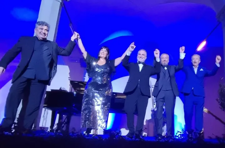 Il maestro Stefano Adabbo, Silvana Froli, Nicola Mugnaini e Sauro Casseri