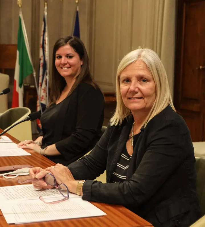 La rettrice Alessandra Petrucci assieme all’assessore regionale Alessandra Nardini