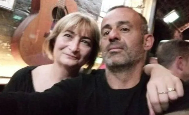Barbara Biagini insieme al marito Fabrizio Burzagli