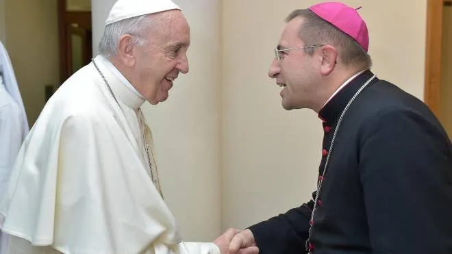 Un incontro tra Papa Francesco e Andrea Migliavacca: dovrebbe essere lui la scelta del Pontefice per Arezzo