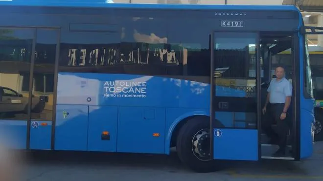 Uno dei nuovi bus di Autolinee Toscane che sarà sulle strade di Aulla