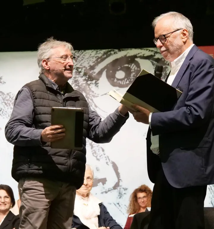 Andrea Riccardi, il fondatore della comunità di Sant’Egidio, riceve il premio «Città del Diario»