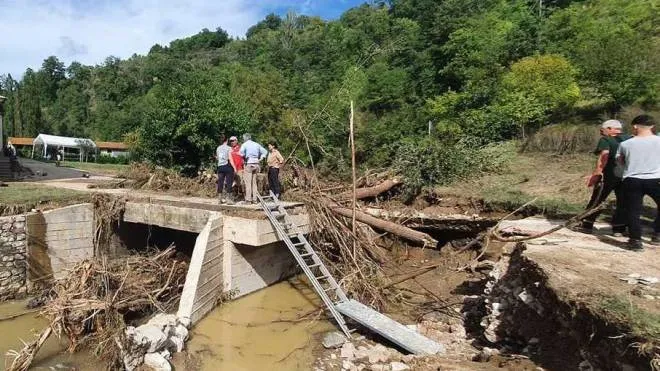 Post alluvione: a Pietralunga si susseguono gli interventi