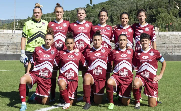 La formazione dell’Arezzo che ha debuttato in serie B domenica con una vittoria contro il San Marino