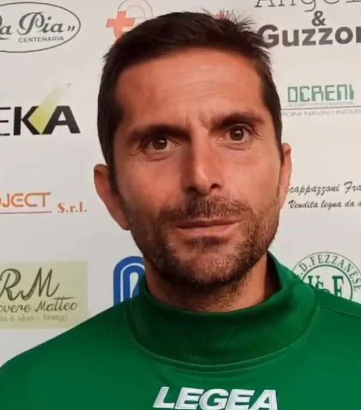L’allenatore della Fezzanese Stefano Turi