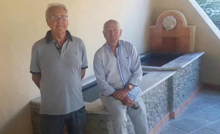 Gianfranco Biagi (a sinistra) e Marco Rivieri raccontano le fasi dell’intervento