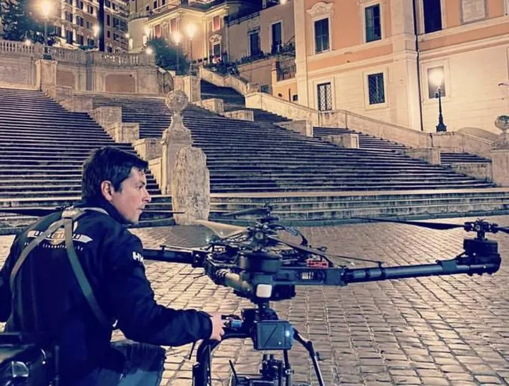 David Mariottini del team Drone Arezzo specializzato in riprese dall’alto