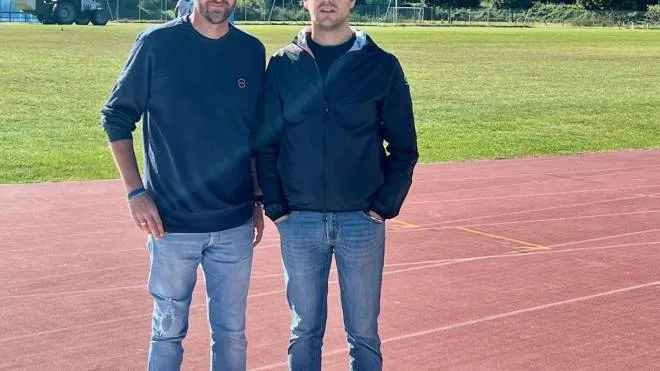 Matteo Goretti (delegato Sport Comune di Poppi) e Massimiliano Cenni