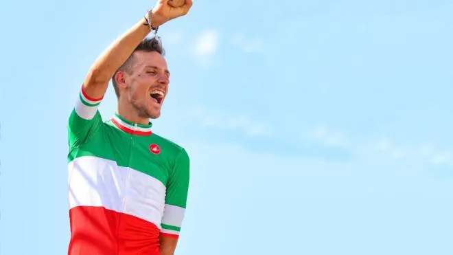 Il neo campione italiano professionisti 2023 Filippo Zana