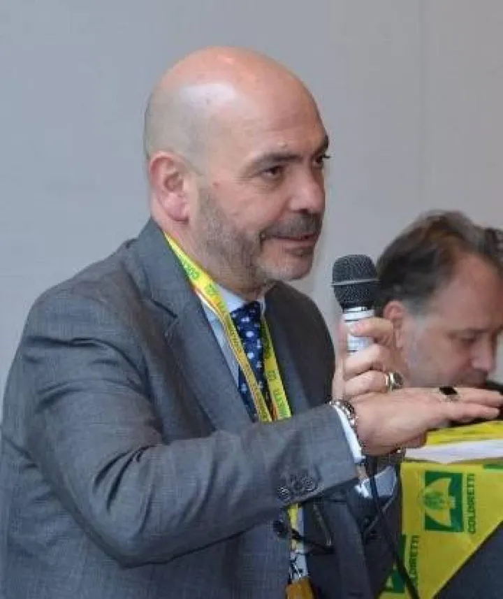 Raffaello Betti, direttore provinciale di Coldiretti Arezzo, durante il suo intervento in Valtiberina