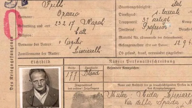 Prigioniero dei nazisti, Orazio Frilli, ufficiale. catturato a Rodi nel ’43, non si è mai arreso. La sua testimonianza è di grande valore storico e umano
