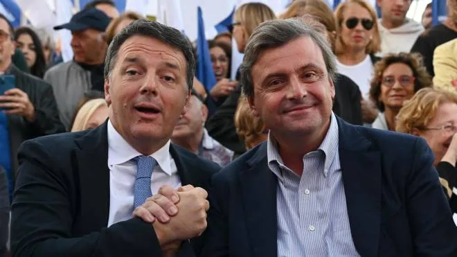 Matteo Renzi e Carlo Calenda, protagonisti del terzo polo. In Toscana alle ultime Politiche un buon risultato