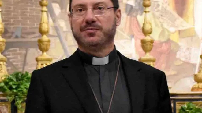 Monsignor Luciano Paolucci Bedini, vescovo di Città di Castello