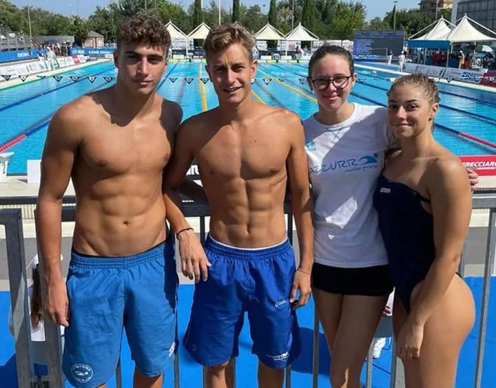 Gli atleti dell’Azzurra sono stati impegnati nella. seconda parte della prima prova regionale di nuoto, a Lucca