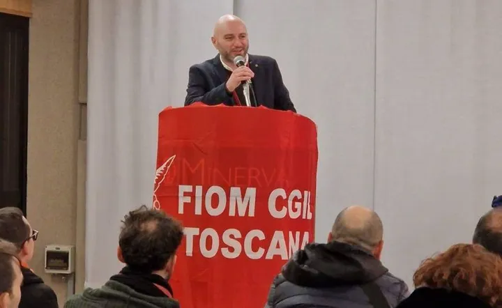 Antonio Fascetto segreterio provinciale aretino della Fiom Cgil