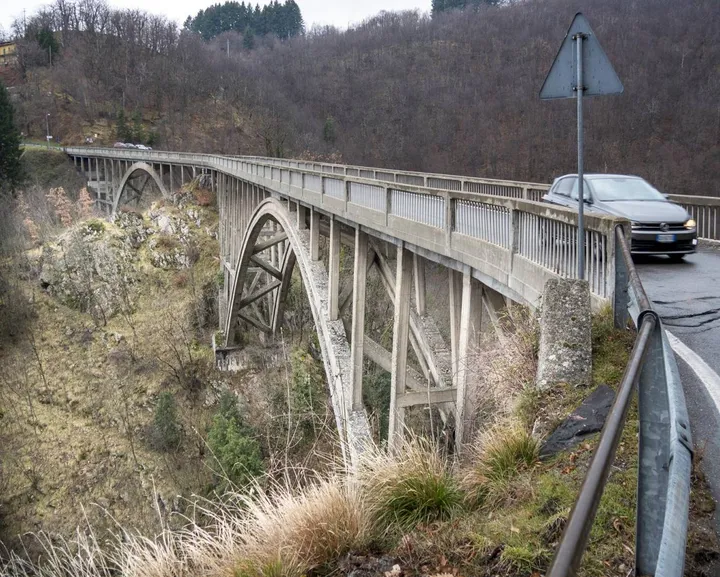 il ponte Vergai tra Magnano e Canigiano sulla provinciale 48