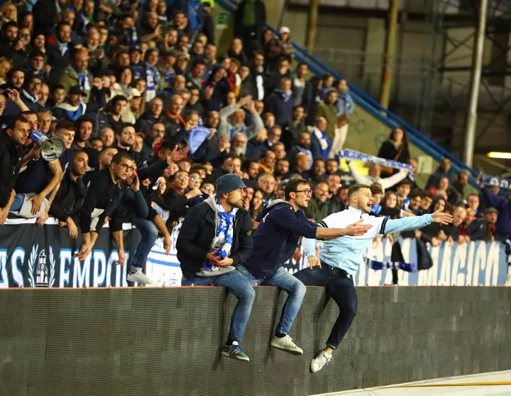Tifosi dell’Empoli allo stadio Castellani (Gasperini/FotocronacheGermogli)