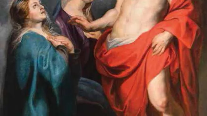 La tela di Rubens che era stata sottoposta a sequestro (foto Ansa)