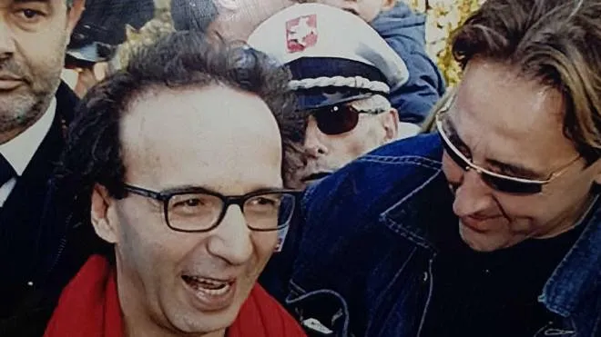 Massimo Bianchi “Loppa“ e Roberto Benigni ai tempi di “Non ci resta che piangere“