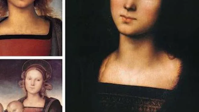 Alcune opere del Perugino che nei suoi capolavori dava il volto della moglie alle Madonne