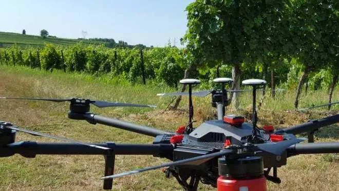Si allarga l’utilizzo del droni nell’agricoltura (foto d’archivio)