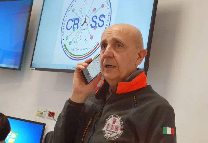 Il coordinatore delle operazioni, il dottor Piero Paolini