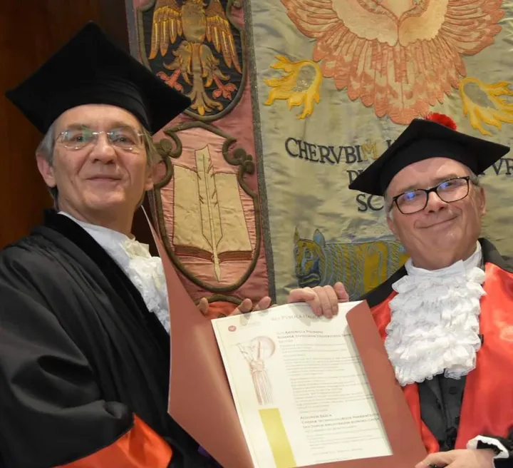 Aldo Braca riceve la Laurea ad Honorem in Chimica e Tecnologie Farmaceutiche; la cerimonia al Rettorato dell’Università La Sapienza