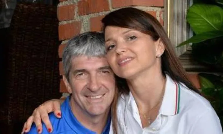 Paolo Rossi insieme alla moglie Federica Cappelletti