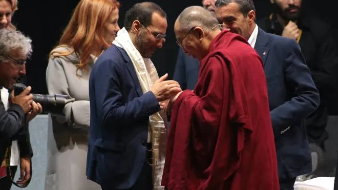 PRESSPHOTO Firenze, Mandela Forum. 
Festival delle Religioni. Intervento del Dalai Lama
Giuseppe Cabras/New Pressphoto